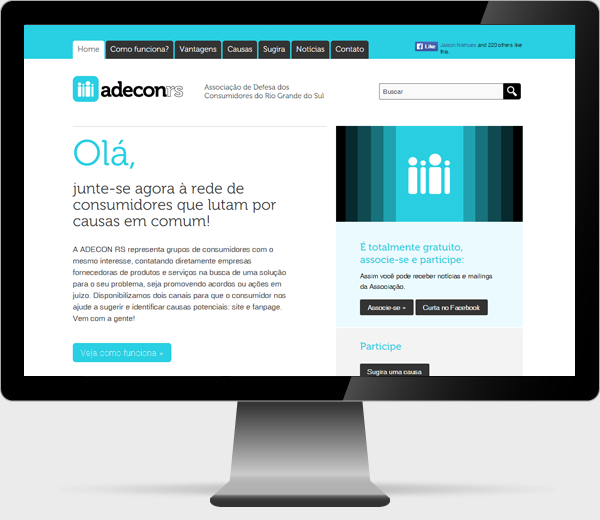 Adecon RS — tela 2