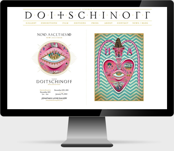 Stephan Doitschnoff Website — tela 2