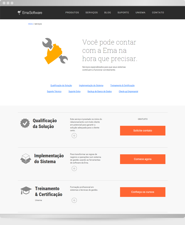 Ema Software — tela 2