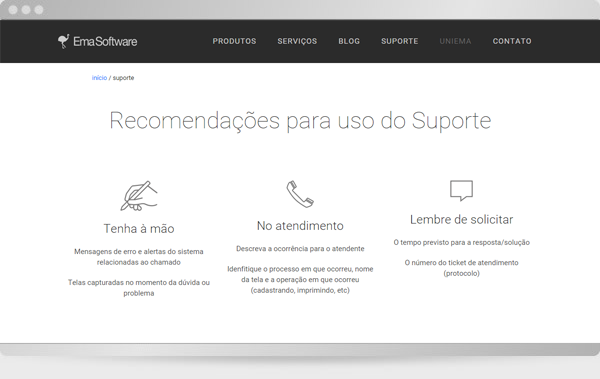 Ema Software — tela 3