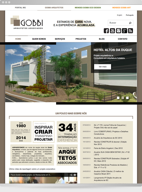 Gobbi Arquitetos — tela 2