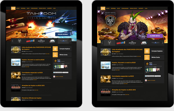 Hoplon Infotainment — tela 1