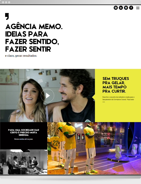 Agência Memo — tela 2