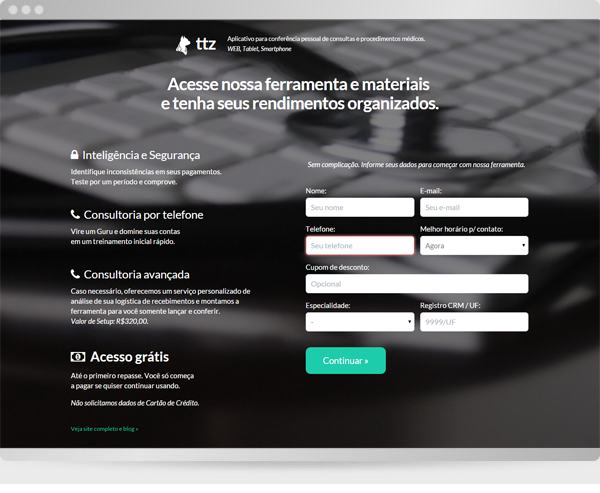 TTZ — tela 3