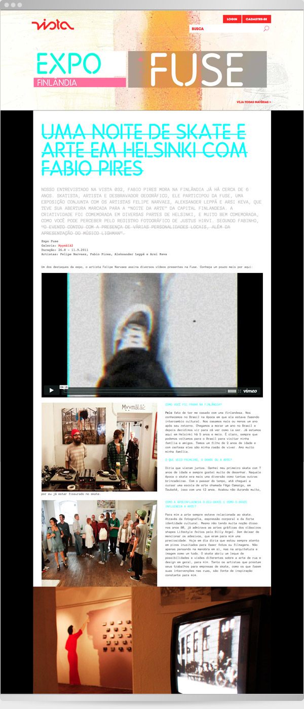 Vista Skateboard — tela 3